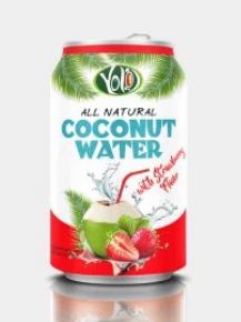 Nước dừa nguyên chất với nước ép dâu - Công Ty TNHH Nước Giải Khát ALOFIELD
